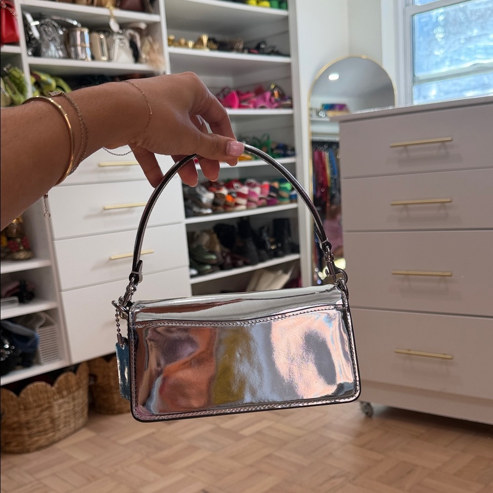 Coach Metallic Tabby 20 Shoulder Bag - Picture 2 of 3